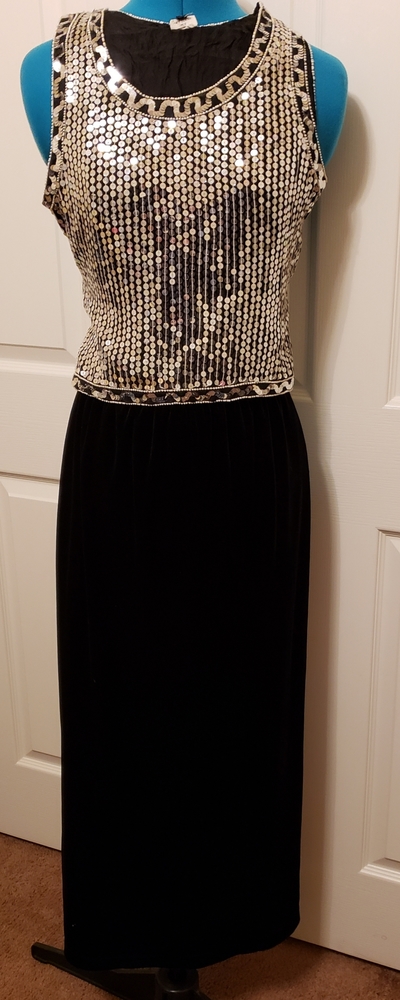 Liz Claiborne two piece velvet dress